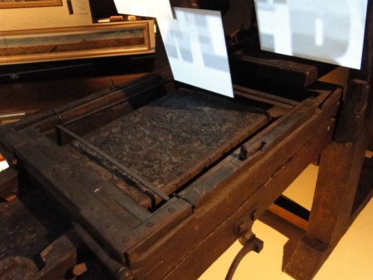 1600's printing press